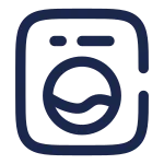 Washing Machine Minimalistic SVG Icon